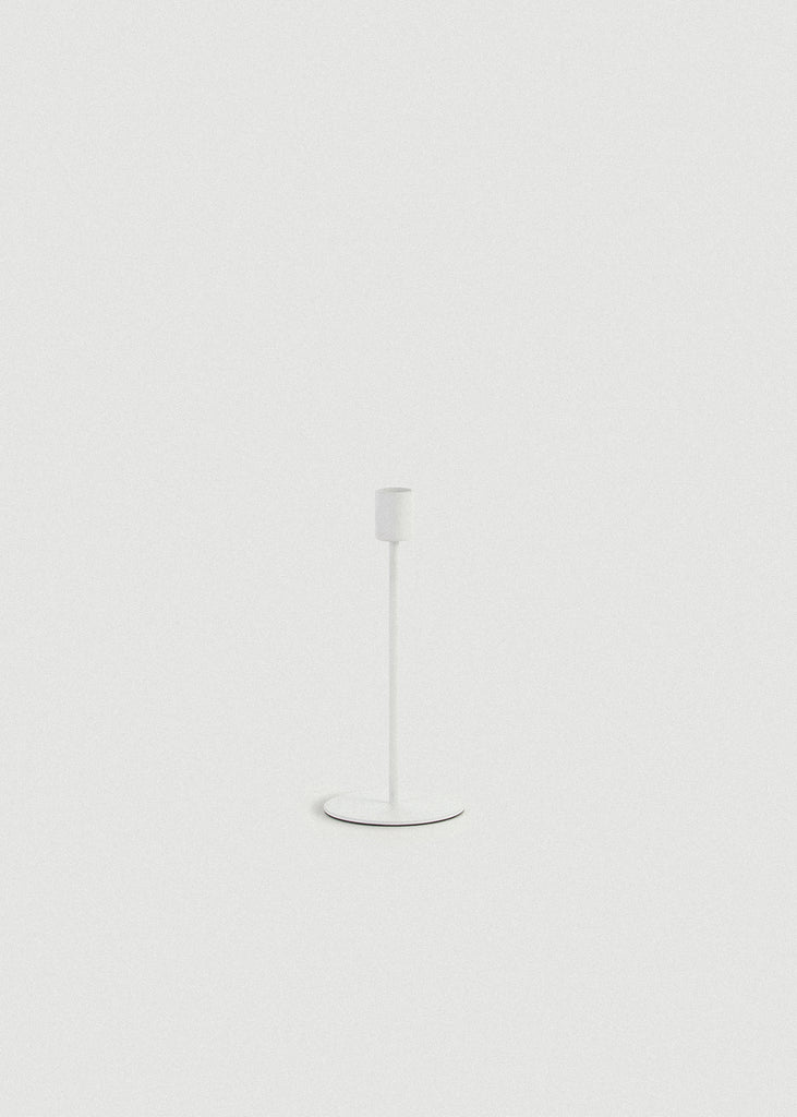 White Doric Candle Holder - White Doric Candle Holder