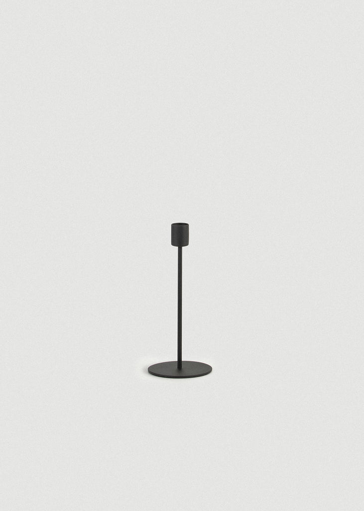 Black Doric Candle Holder - Black Doric Candle Holder