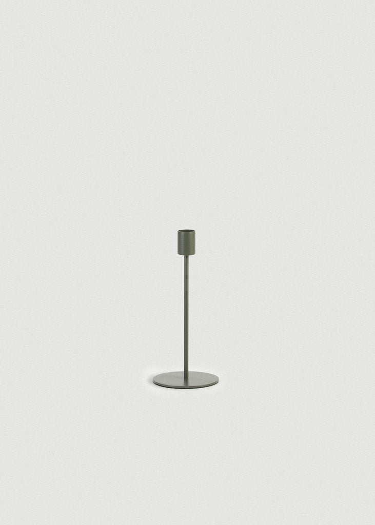 Green Doric Candle Holder - Green Doric Candle Holder