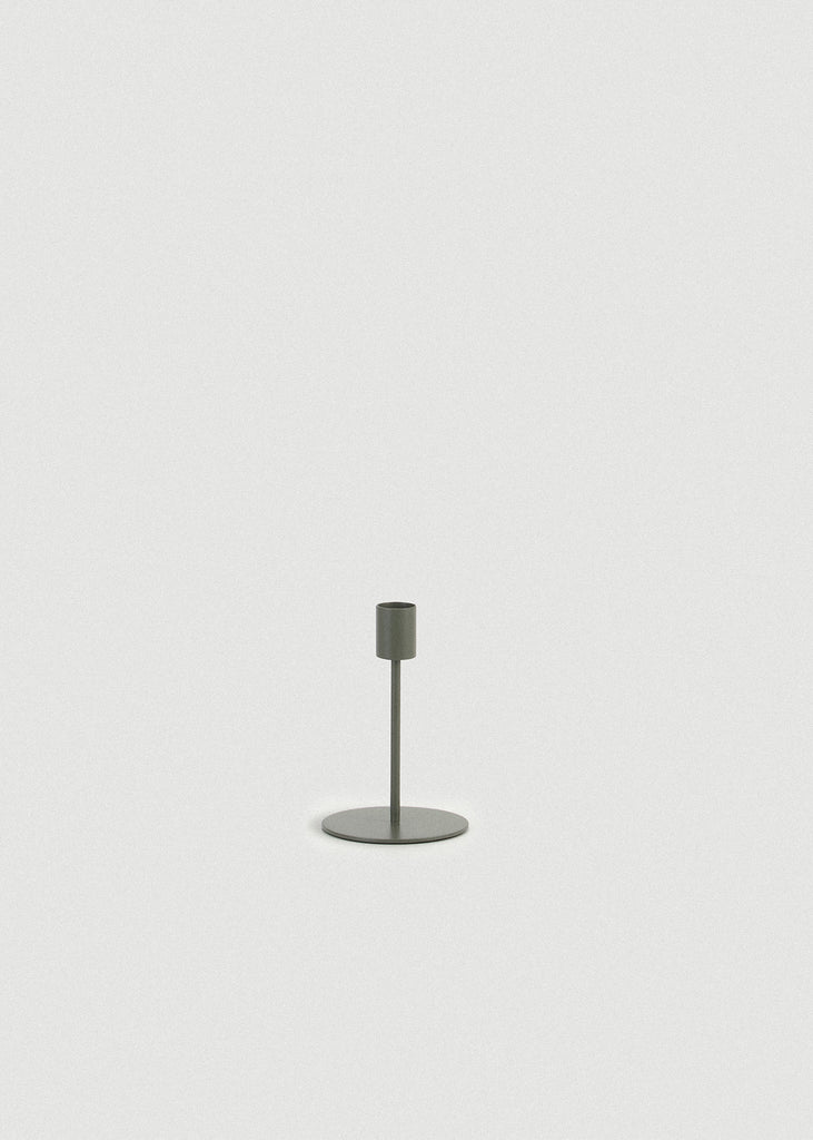 Green Doric Candle Holder - Green Doric Candle Holder