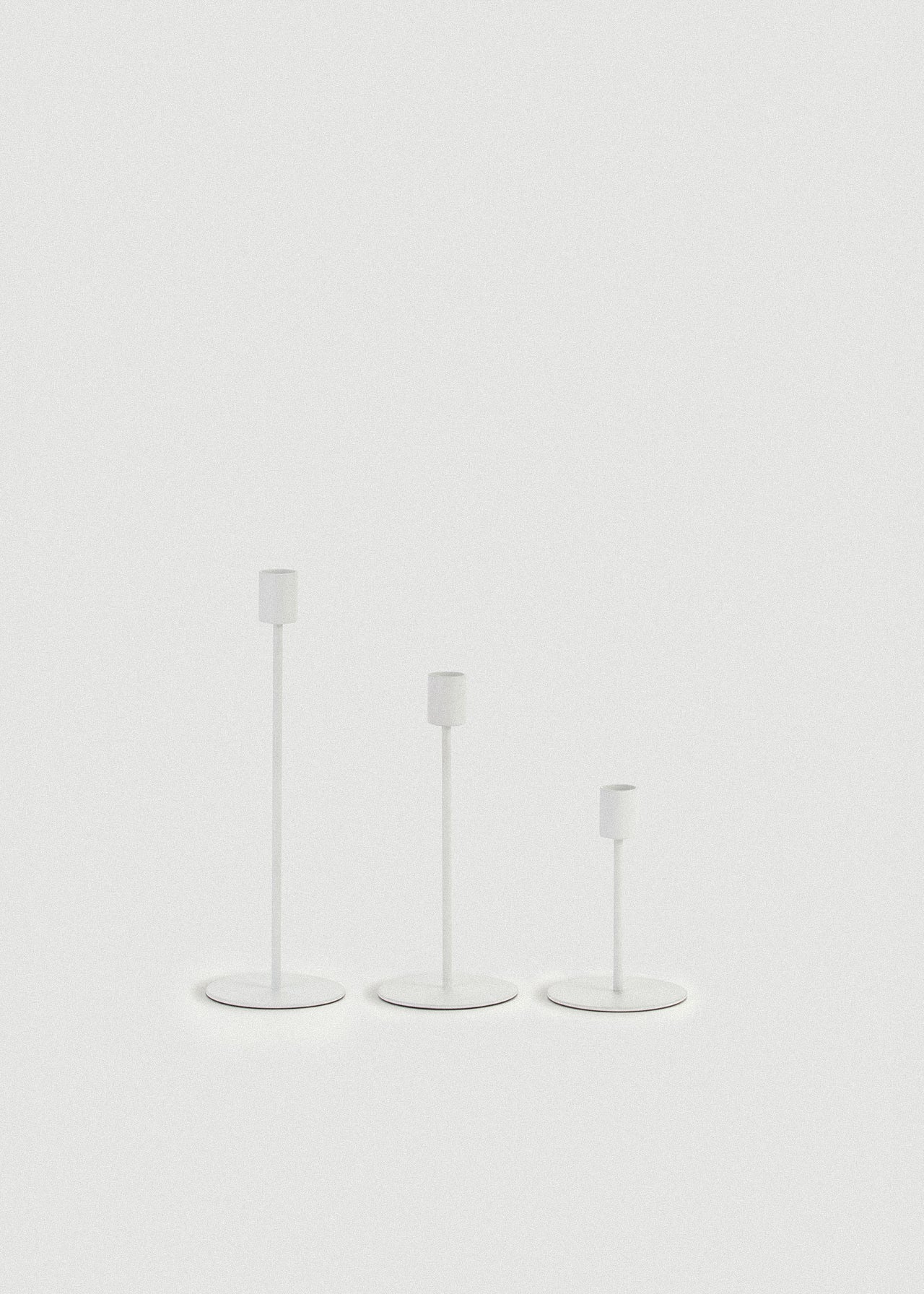 White Doric Candle Holder - White Doric Candle Holder