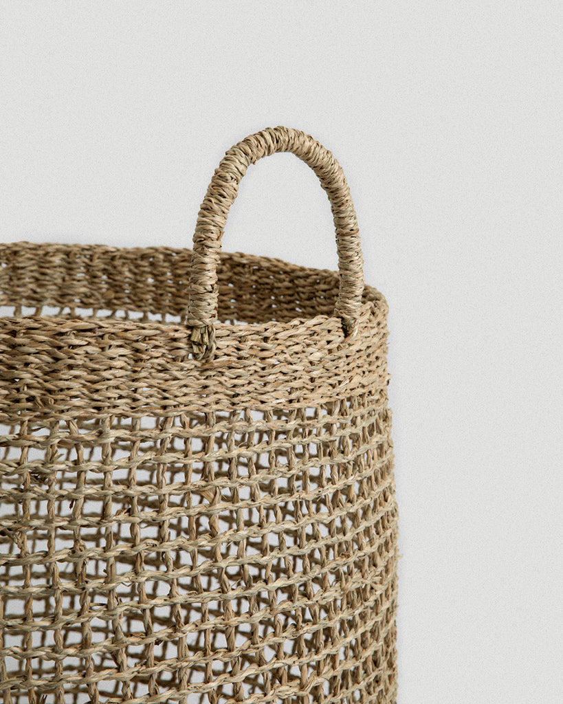 Siwa Seagrass Laundry Basket - Siwa Seagrass Laundry Basket