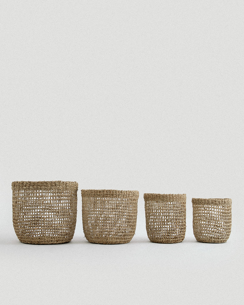 Siwa Tall Seagrass Basket - Siwa Tall Seagrass Basket