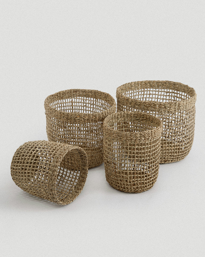 Siwa Tall Seagrass Basket - Siwa Tall Seagrass Basket