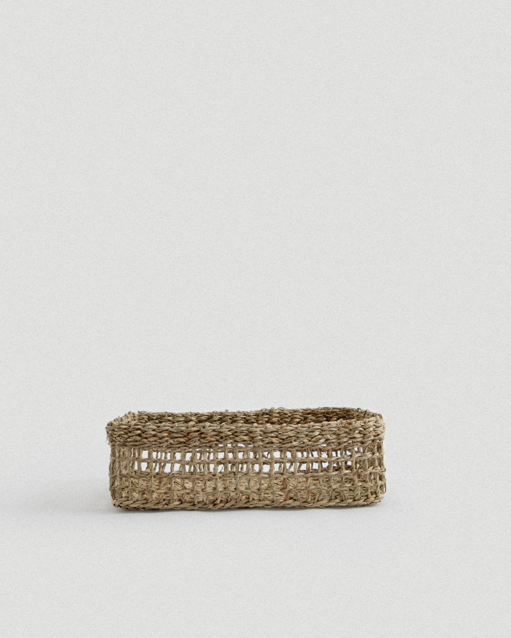 Small Siwa Rectangular Seagrass Basket - Small Siwa Rectangular Seagrass Basket