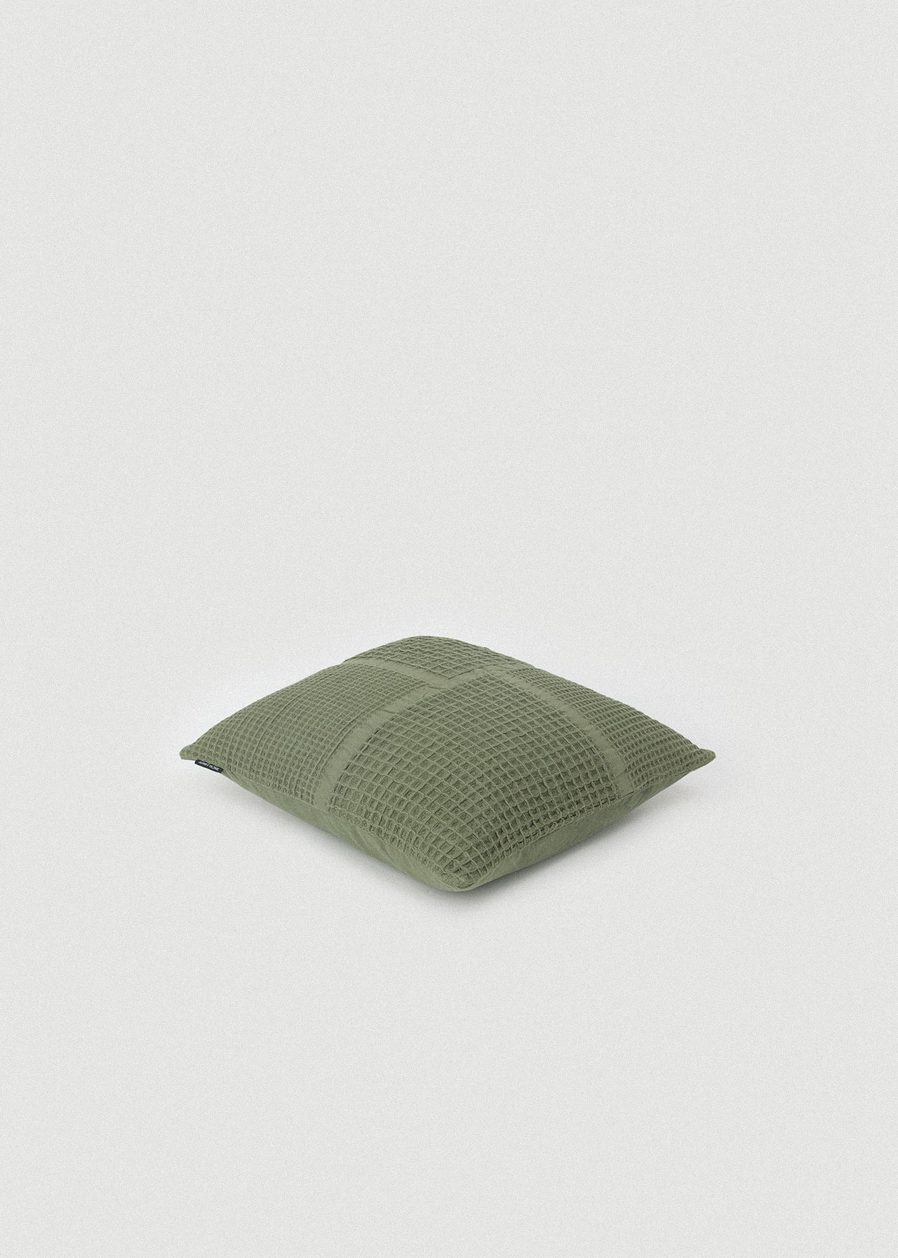 Forest Green Waffle Weave Pillow Cover - Forest Green Waffle Weave Pillow Cover