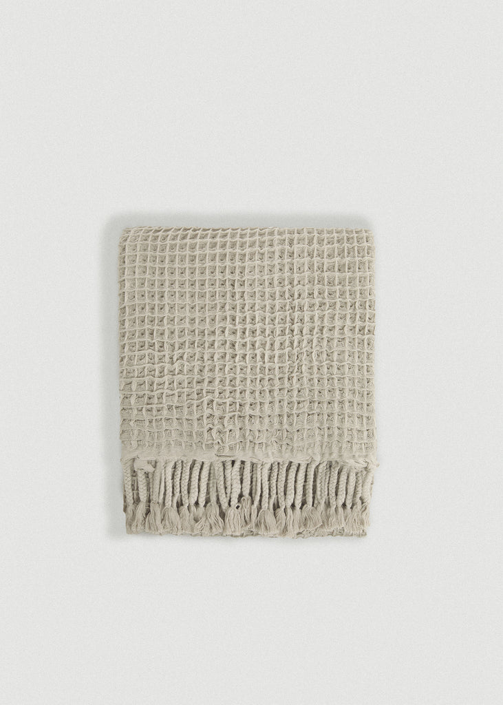 Gray Waffle Weave Throw Blanket - Gray Waffle Weave Throw Blanket