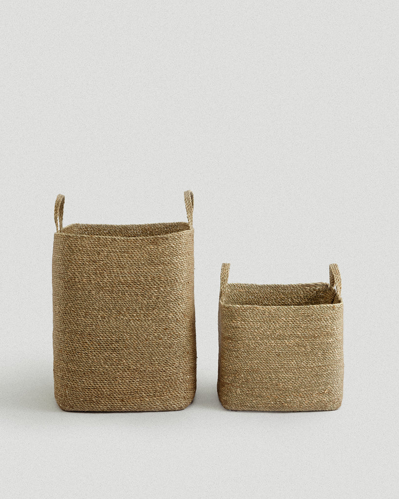 Small Souk Square Seagrass Basket - Small Souk Square Seagrass Basket