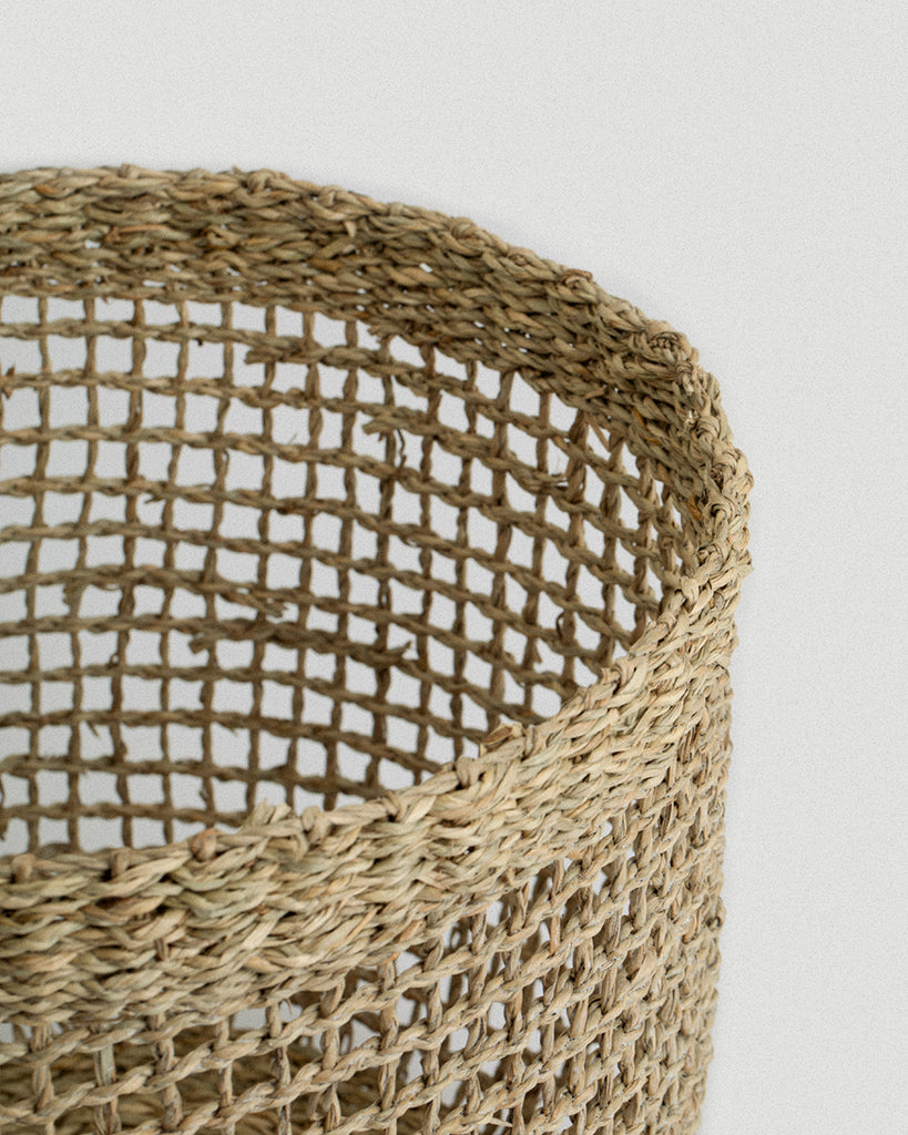 Siwa Tall Seagrass Basket - Siwa Tall Seagrass Basket