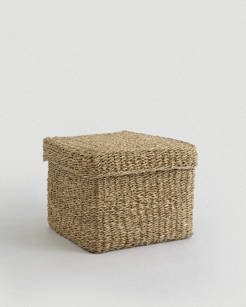 Large Gaya Basket Box with Lid - Large Gaya Basket Box with Lid