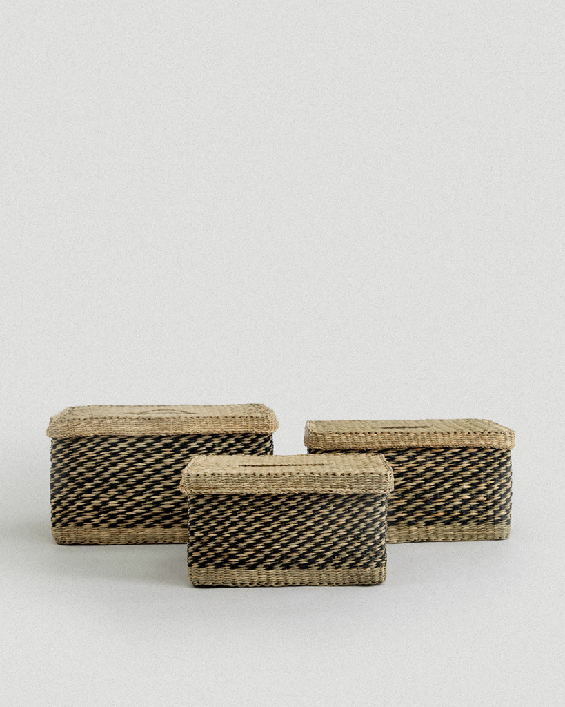 Small Kona Basket with Lid - Small Kona Basket with Lid