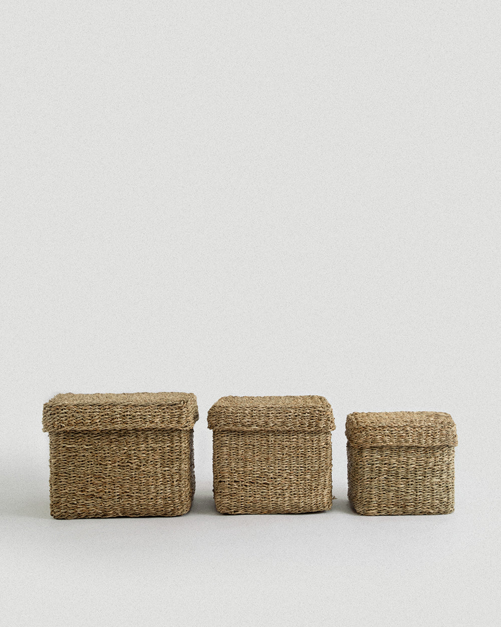Medium Gaya Basket Box with Lid - Medium Gaya Basket Box with Lid