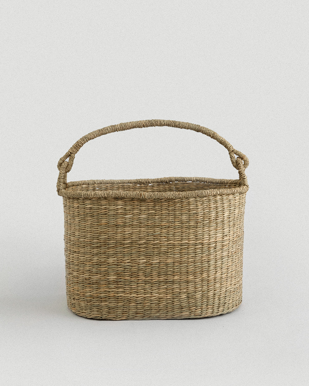 Satna Oval Seagrass Basket - Satna Oval Seagrass Basket