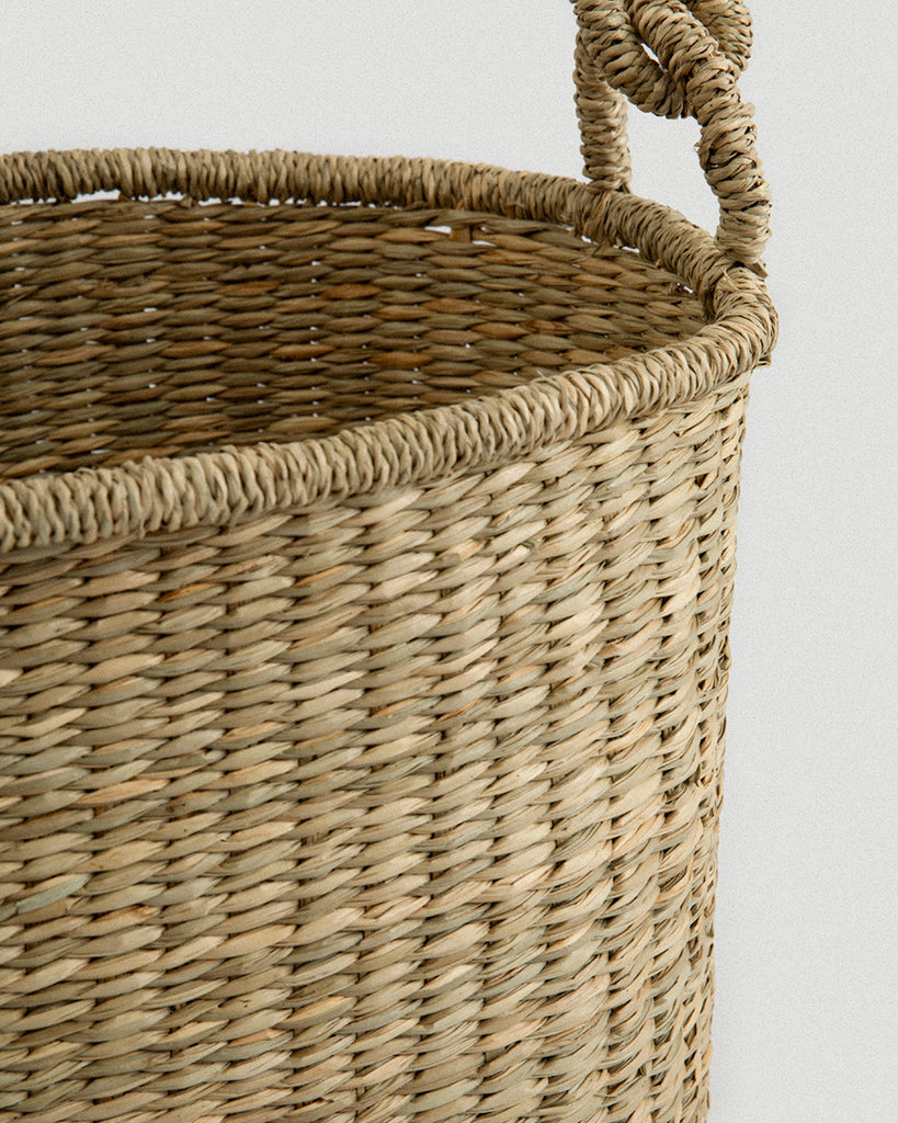 Satna Oval Seagrass Basket - Satna Oval Seagrass Basket