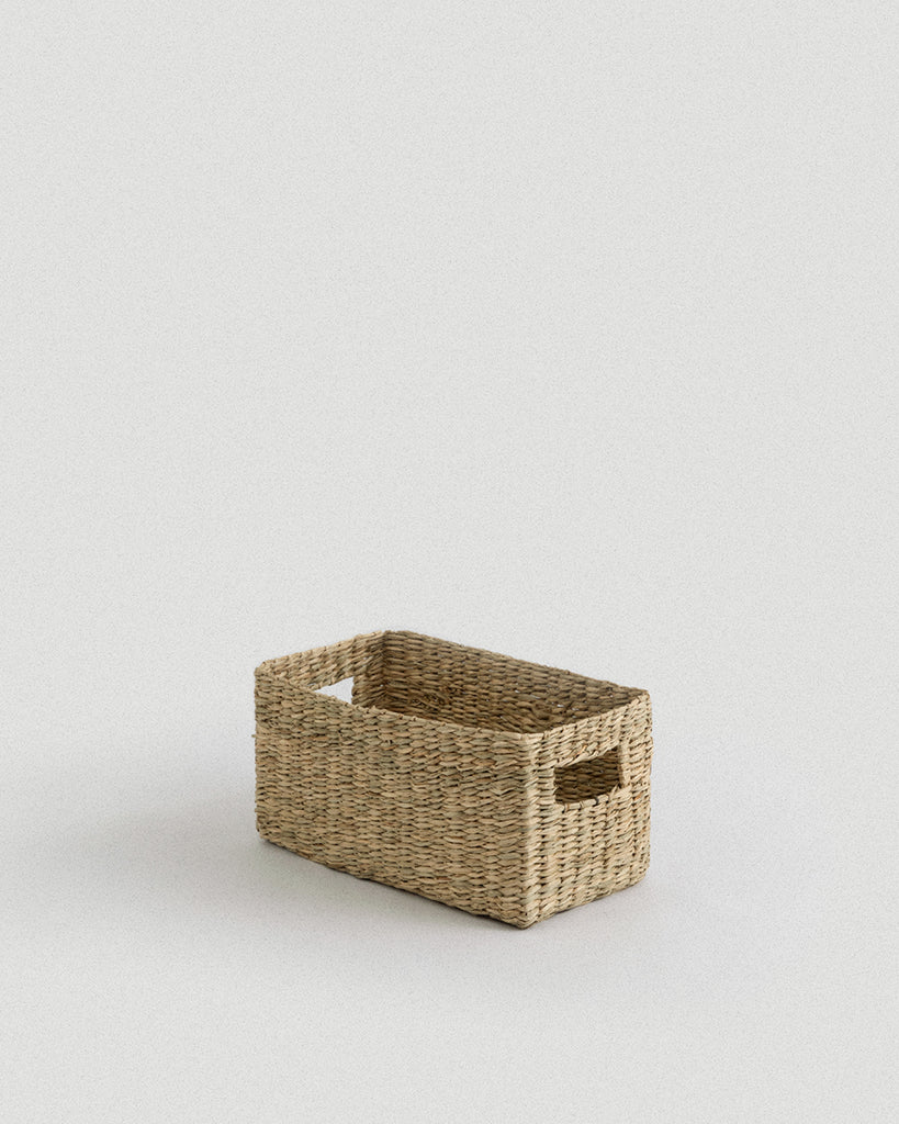Rectangular Puno Seagrass Basket - Rectangular Puno Seagrass Basket