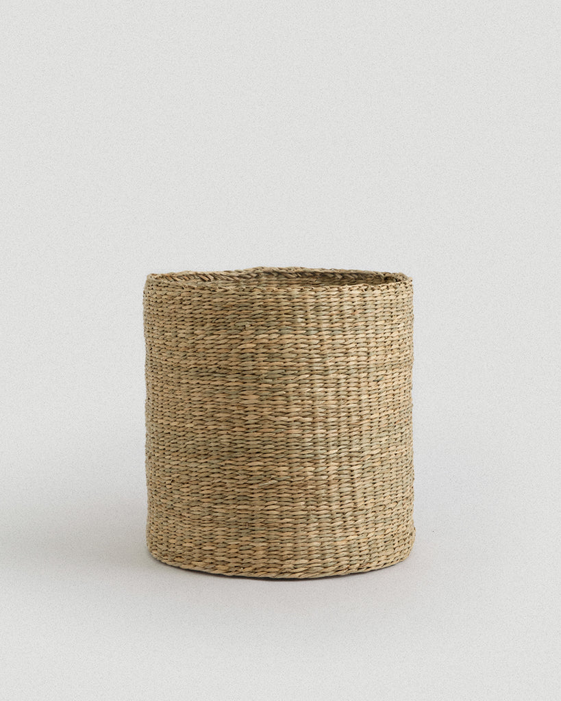 Large Tulum Round Seagrass Basket - Large Tulum Round Seagrass Basket
