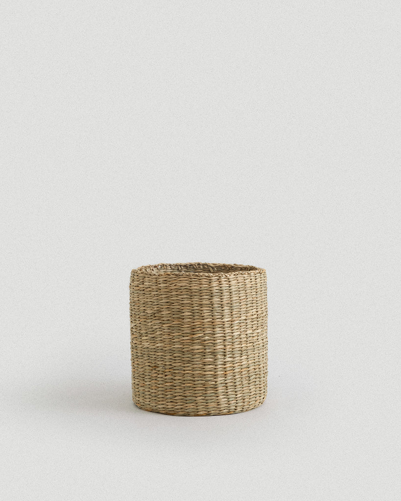 Small Tulum Round Seagrass Basket - Small Tulum Round Seagrass Basket