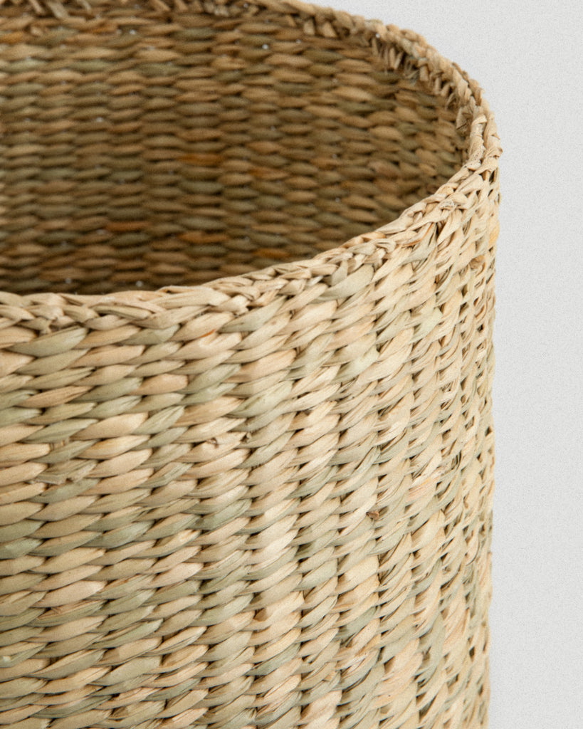 Small Tulum Round Seagrass Basket - Small Tulum Round Seagrass Basket