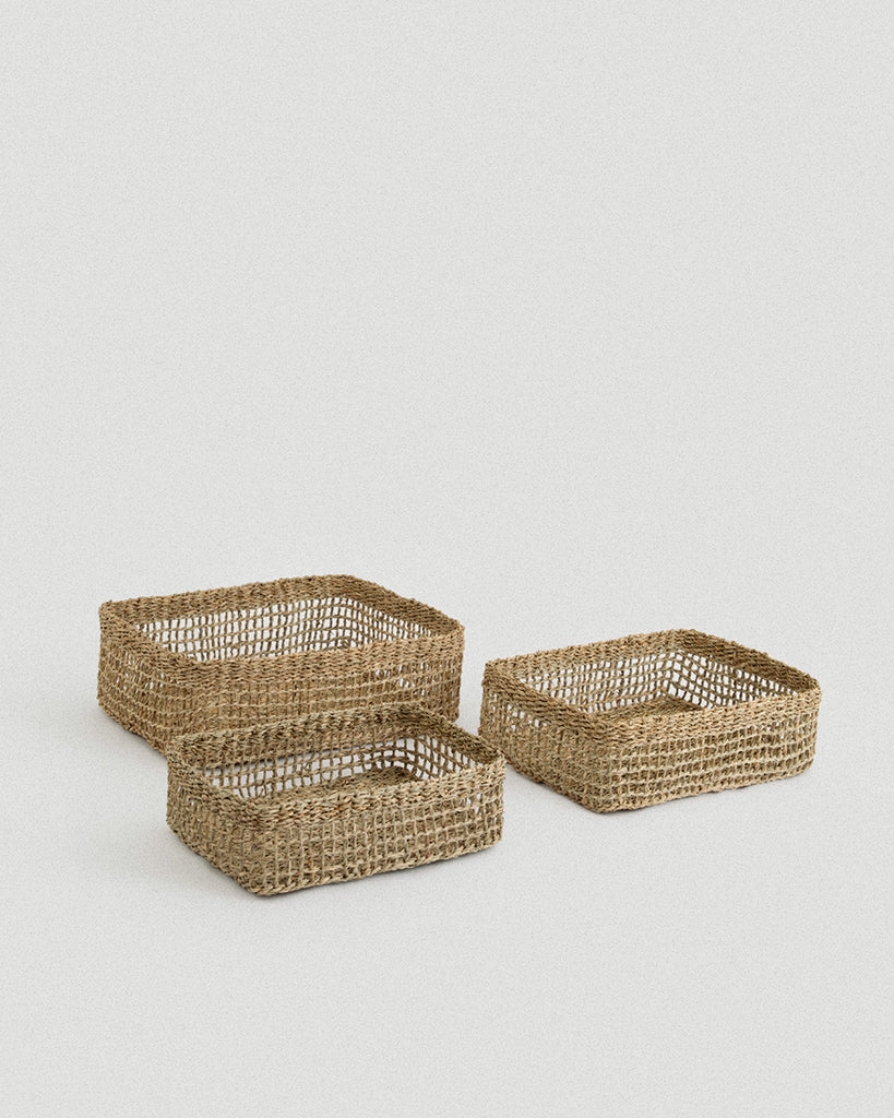 Siwa Rectangular Seagrass Basket - Siwa Rectangular Seagrass Basket