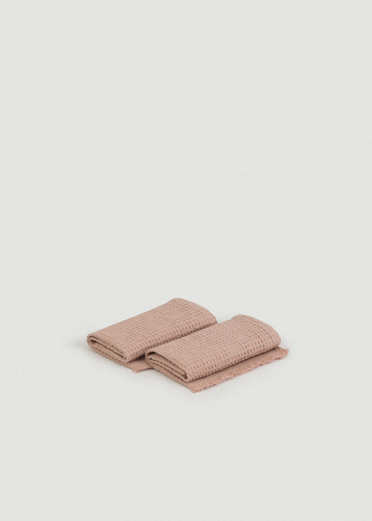 Dusty Rose Everyday Waffle Towels Set - Dusty Rose Everyday Waffle Towels Set