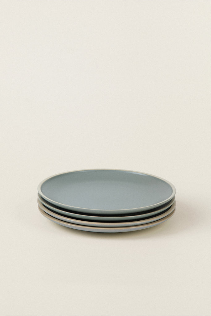 Matte Ceramic Dinner Plates (Set of 4) - sage green
