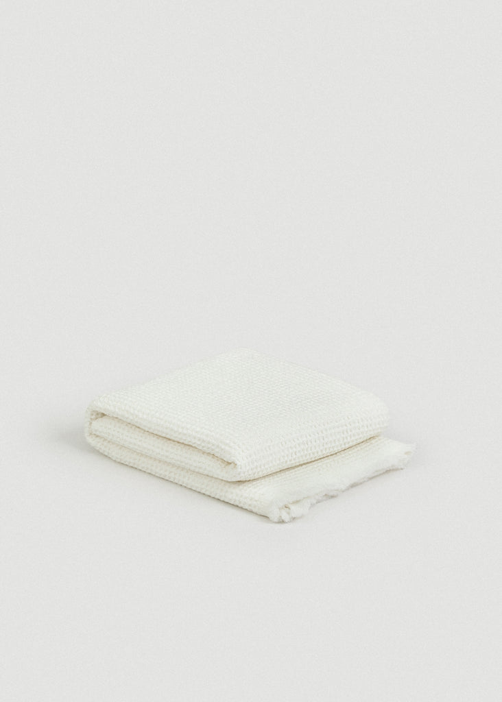 Soft White Everyday Waffle Towels Set - Soft White Everyday Waffle Towels Set