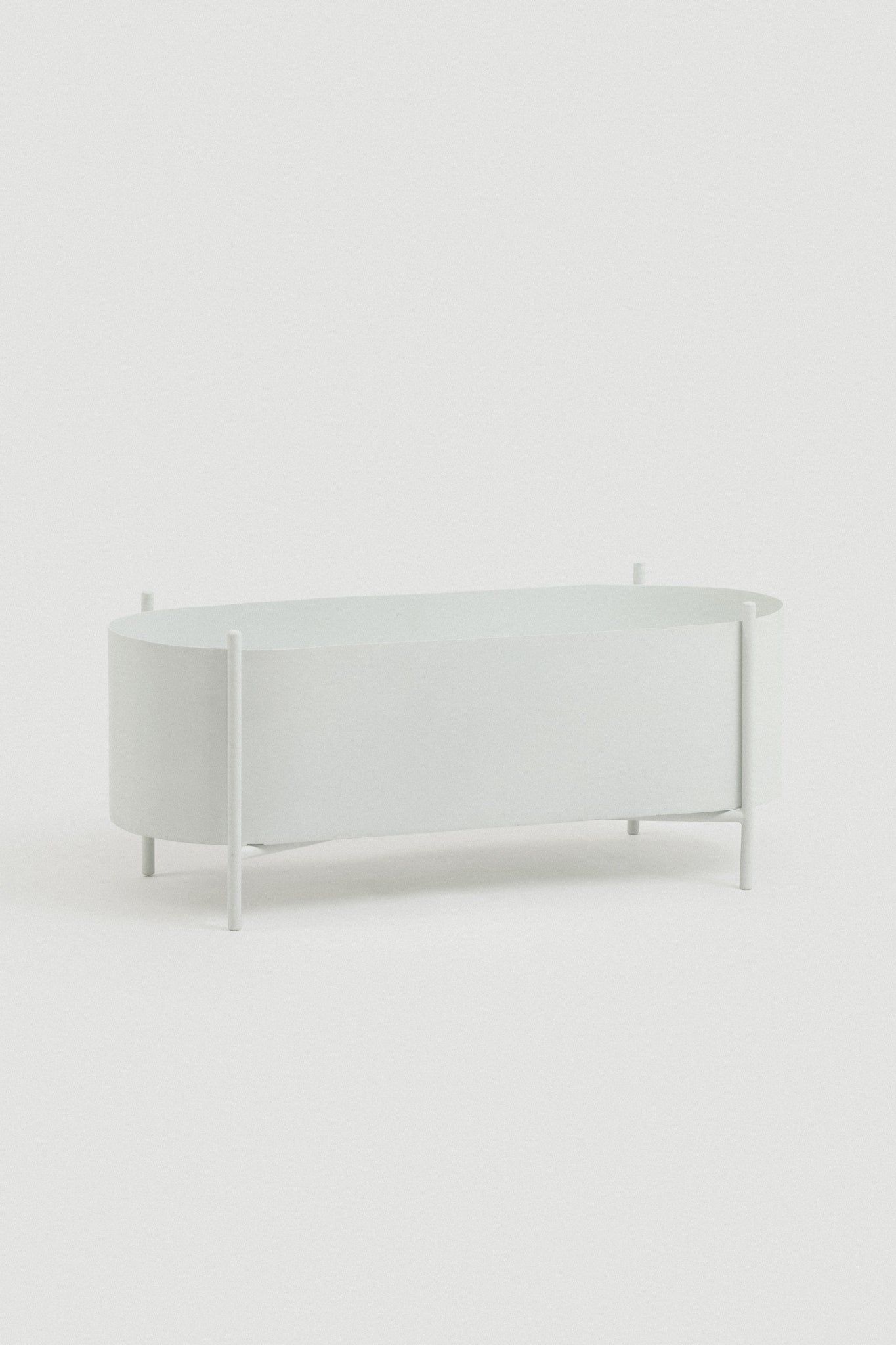 White Botanic Plant Box with Stand - White Botanic Plant Box with Stand
