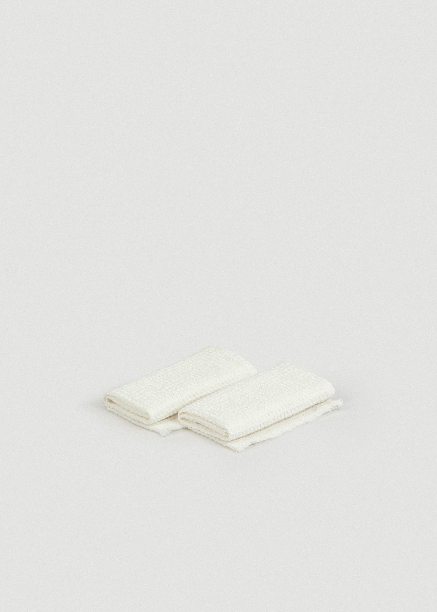 Soft White Everyday Waffle Towels Set - Soft White Everyday Waffle Towels Set
