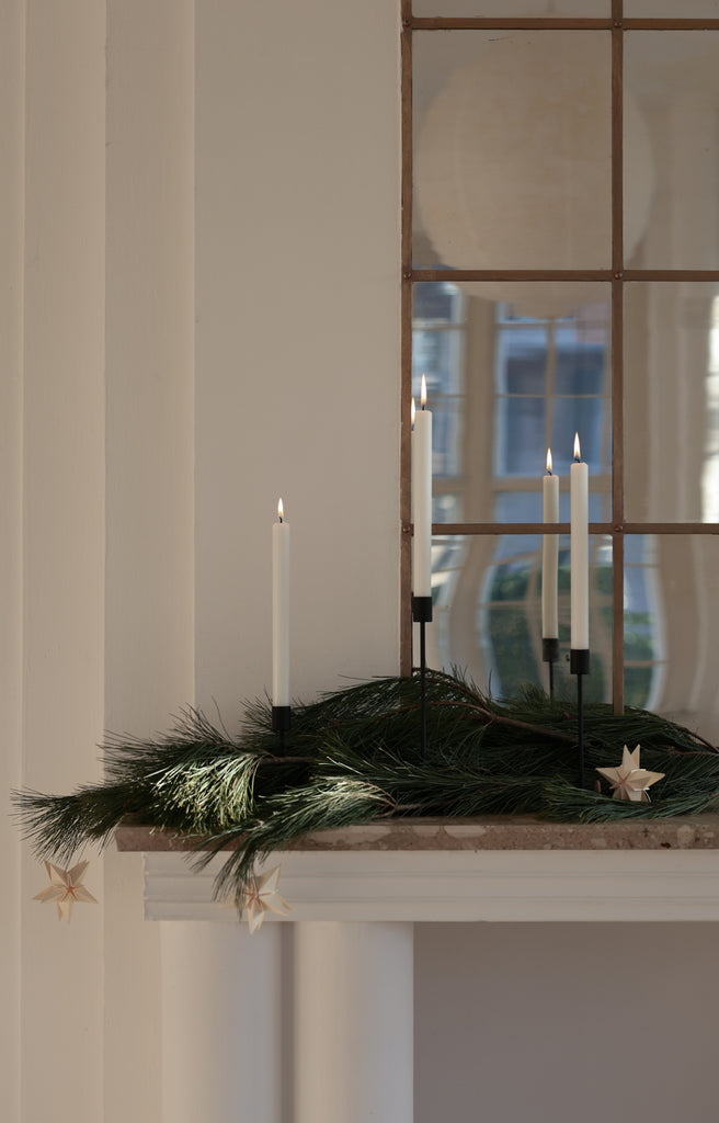 Black Doric Candle Holder - Black Doric Candle Holder