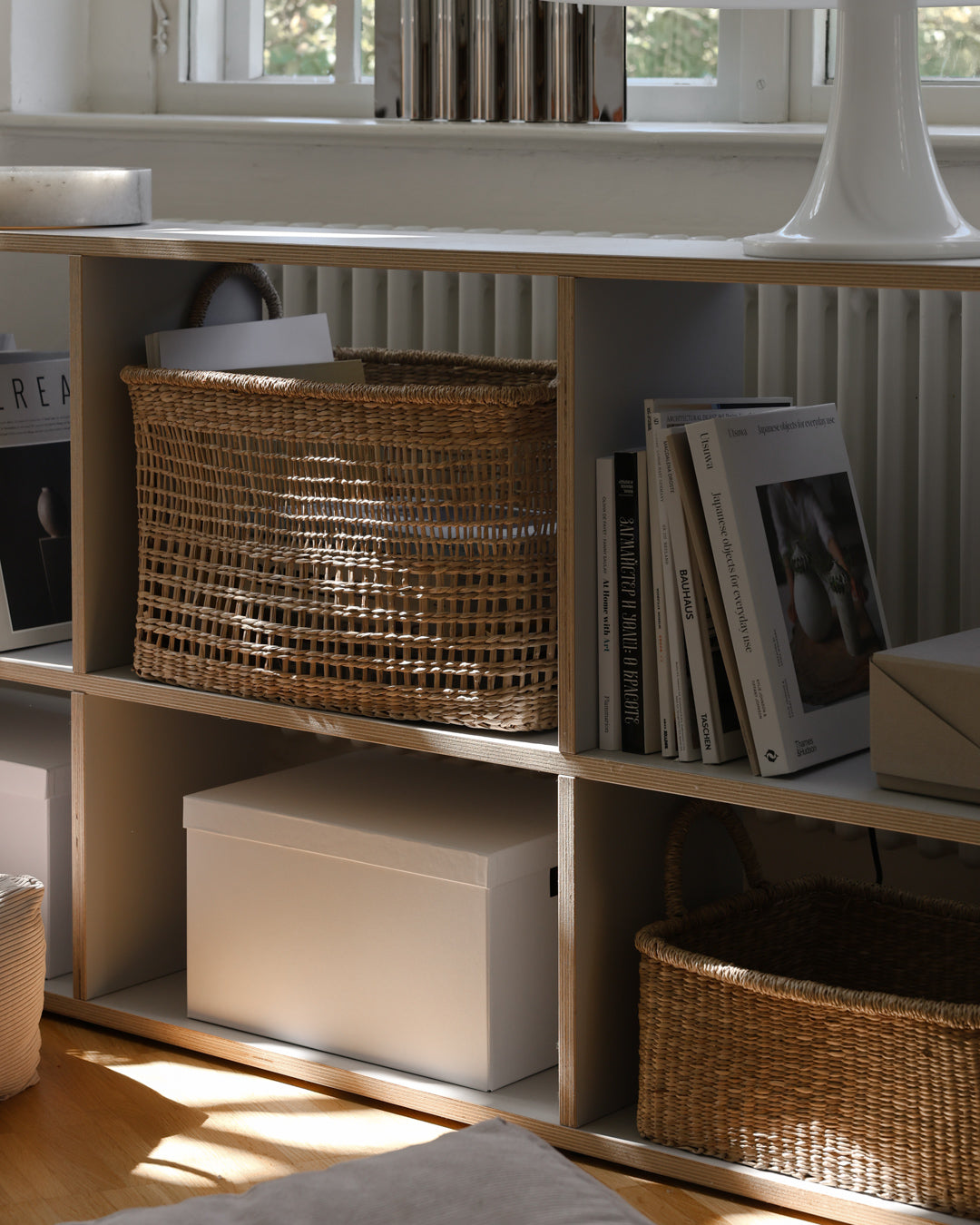 Salema Rectangular Seagrass Basket with Handles - Salema Rectangular Seagrass Basket with Handles