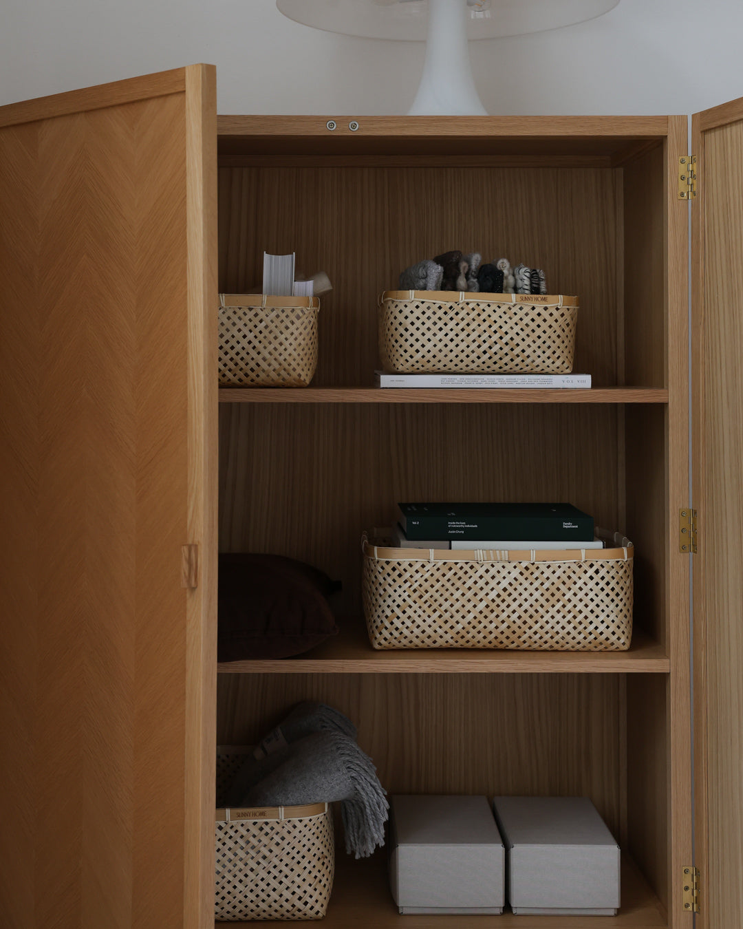 Muko Rectangular Organizing Bamboo Baskets (Set of 4) - featured