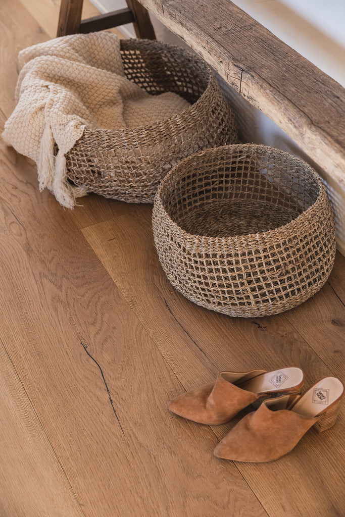 Siwa Round Seagrass Basket - Siwa Round Seagrass Basket