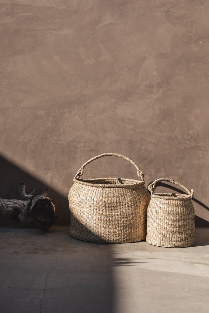 Satna Floor Seagrass Basket - Satna Floor Seagrass Basket
