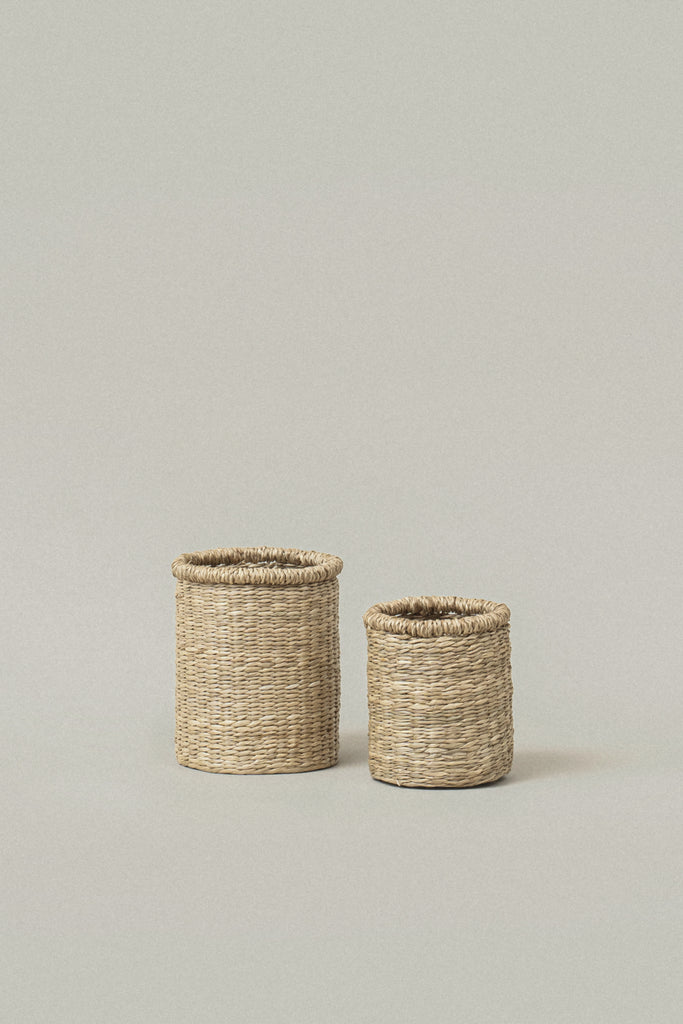 Lima Round Seagrass Organizer Set - Lima Round Seagrass Organizer Set
