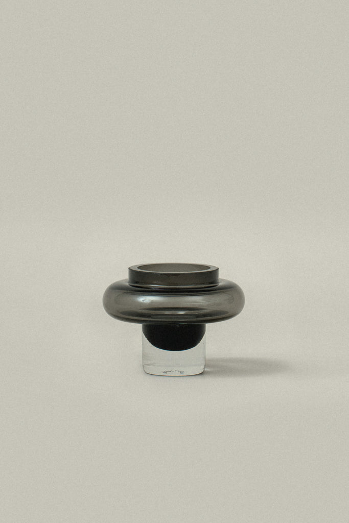 Kandila Tealight Candle Holder - smoke gray