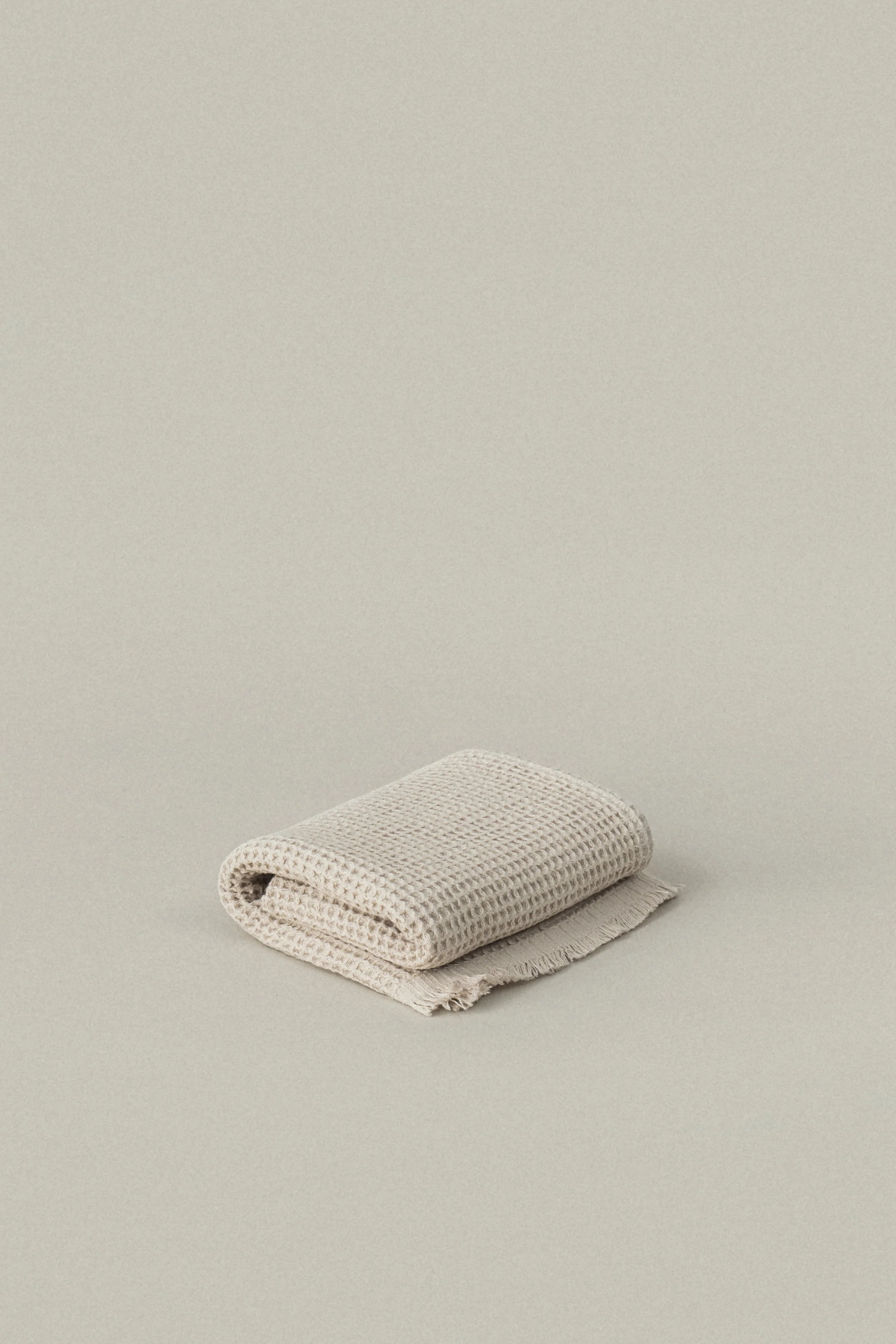 Warm Oatmeal Everyday Waffle Towels - warm oatmeal