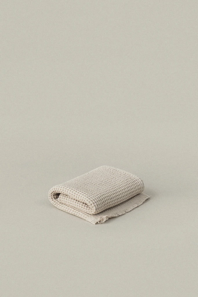 Warm Oatmeal Everyday Waffle Towels - warm oatmeal