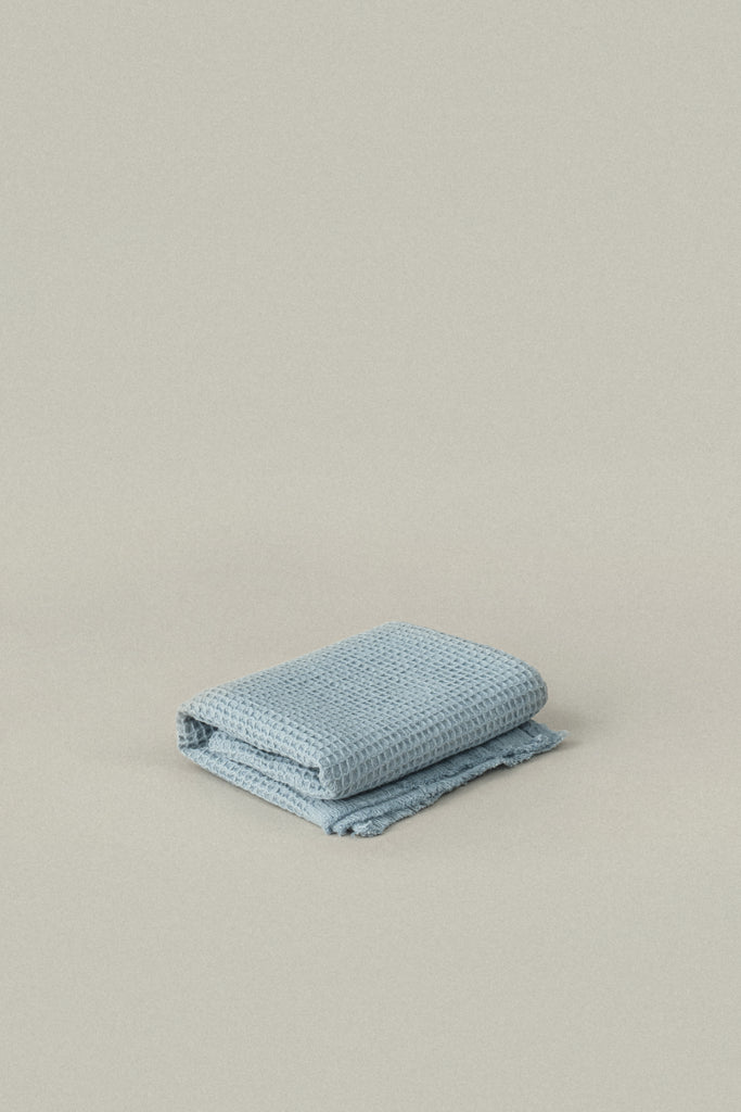Dusk Blue Everyday Waffle Towels - dusk blue
