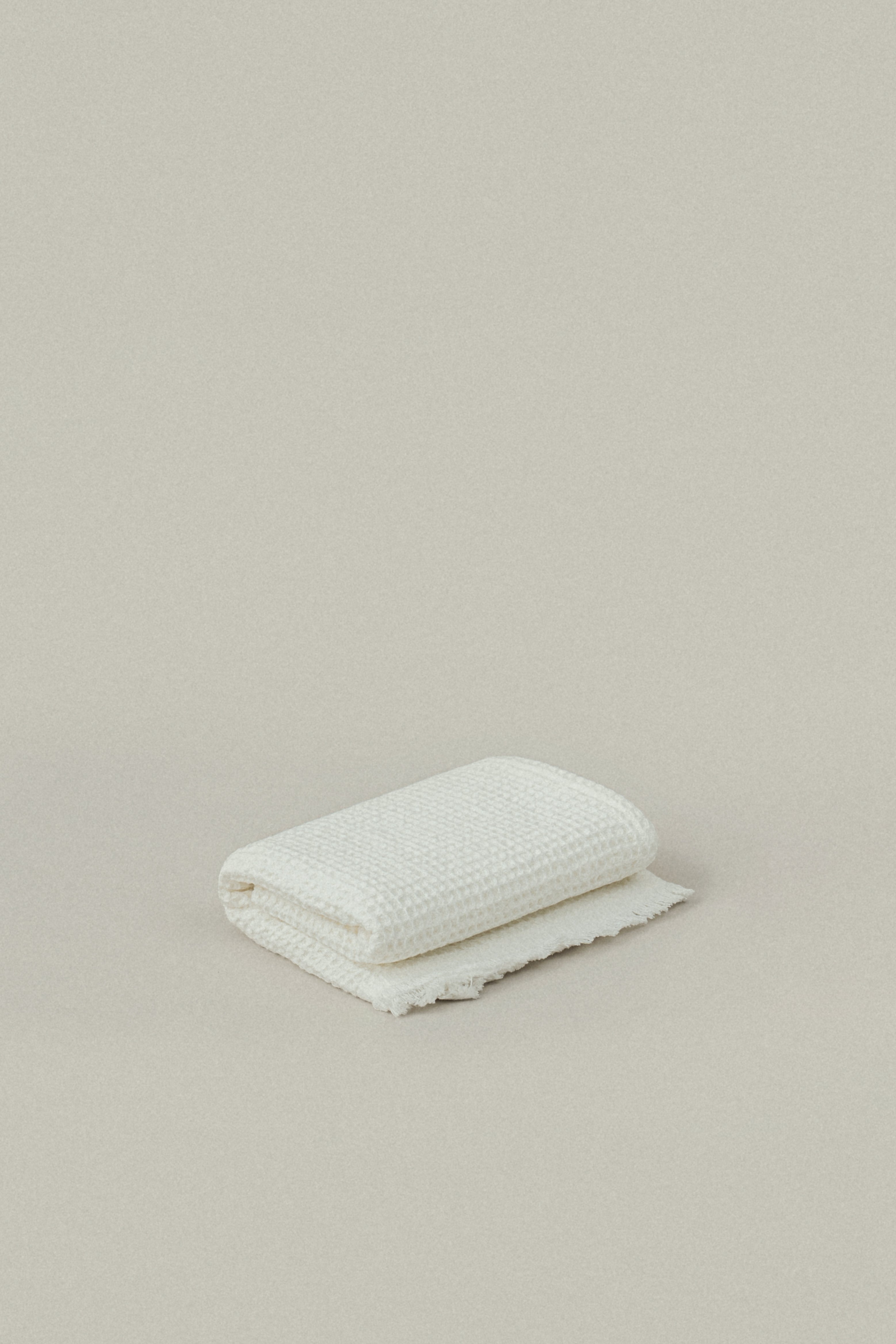 Soft White Everyday Waffle Towels - Soft White Everyday Waffle Towels