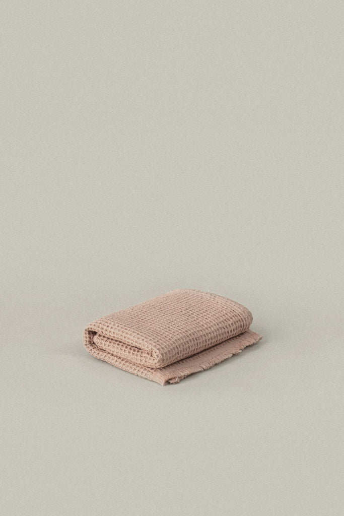Dusty Rose Everyday Waffle Towels - dusty rose