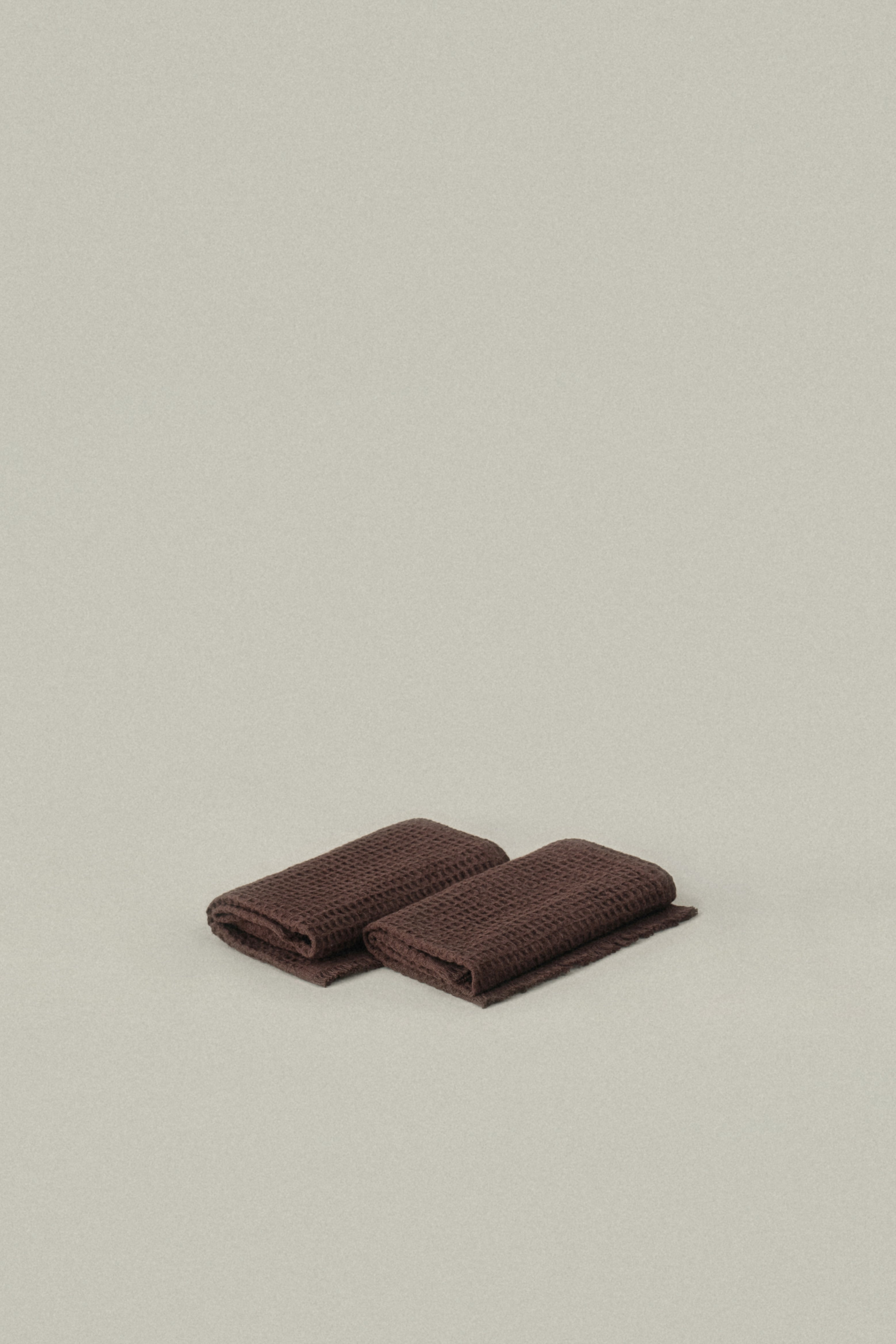 Umber Brown Everyday Waffle Towels - Umber Brown Everyday Waffle Towels