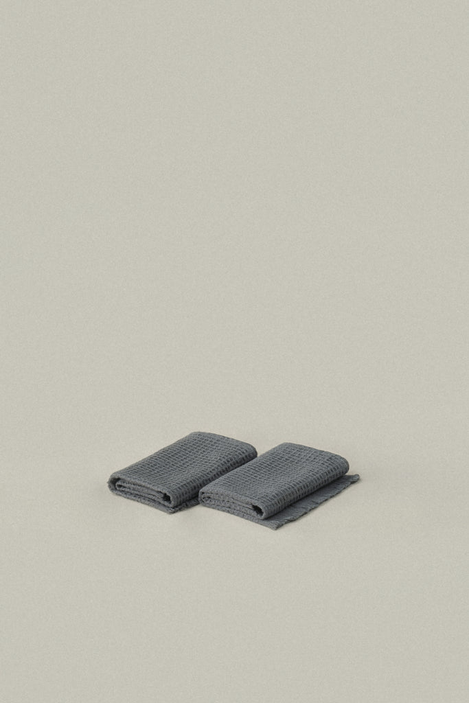 Pebble Gray Everyday Waffle Towels - Pebble Gray Everyday Waffle Towels