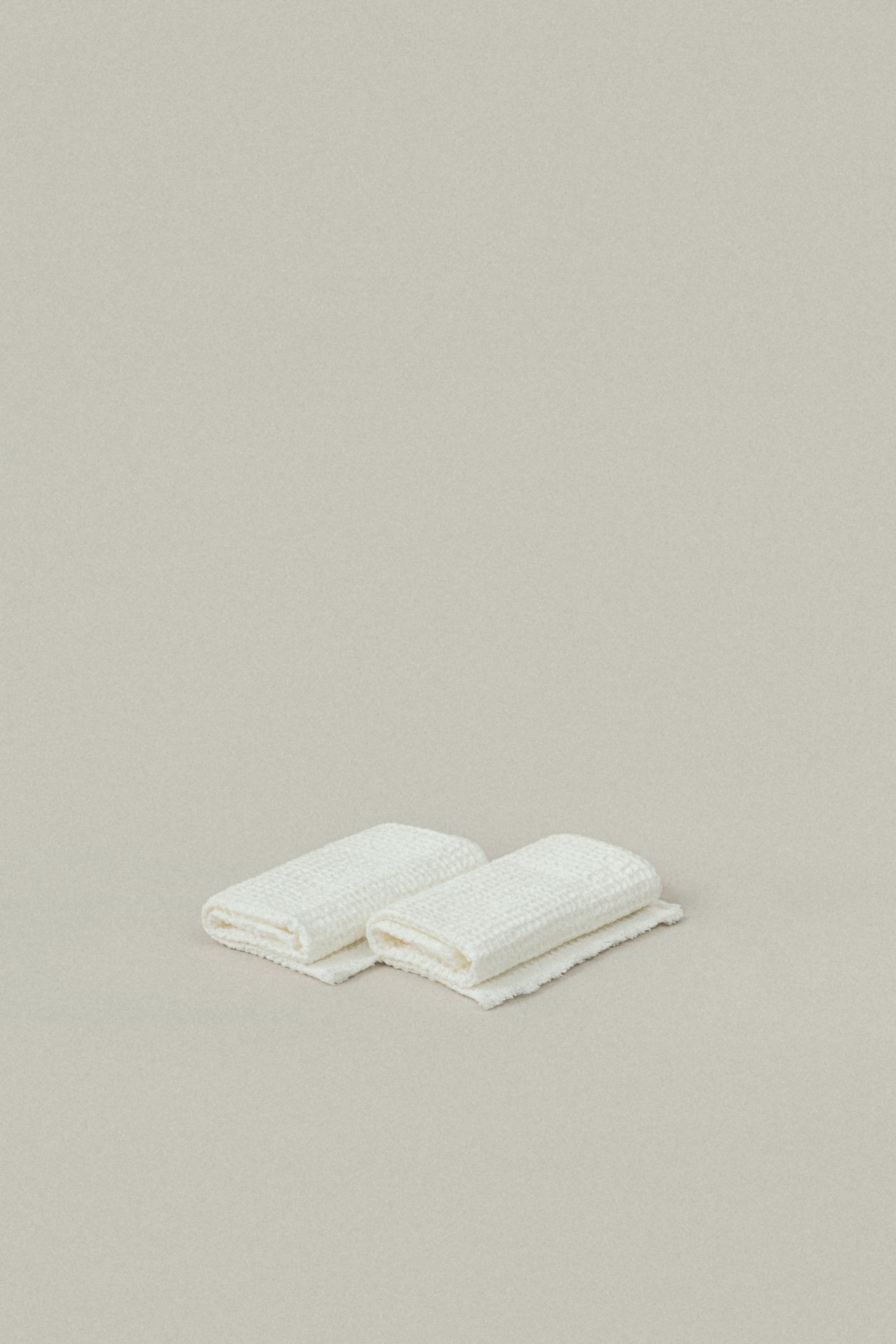 Soft White Everyday Waffle Towels - Soft White Everyday Waffle Towels
