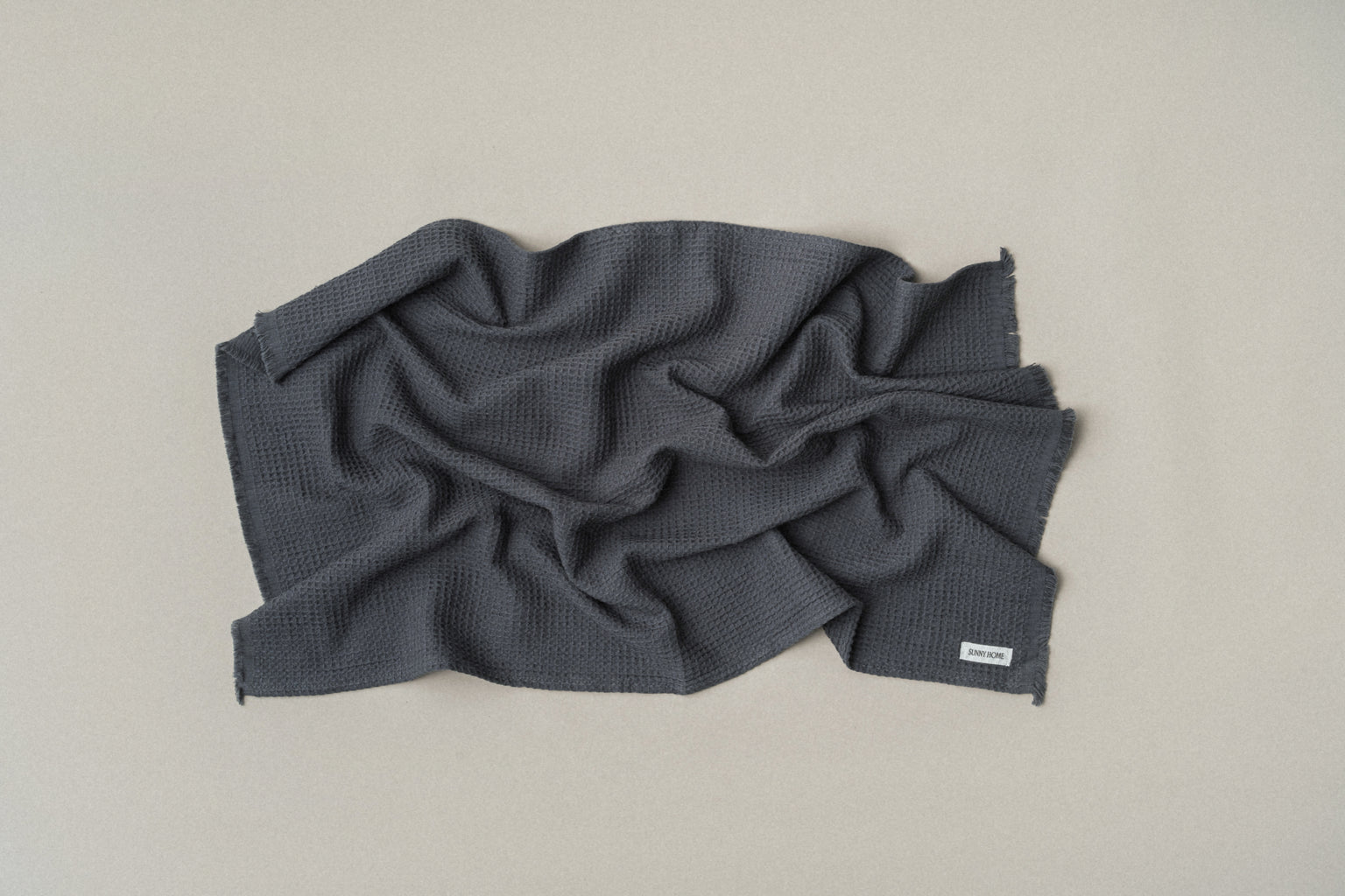 Pebble Gray Everyday Waffle Towels - Pebble Gray Everyday Waffle Towels