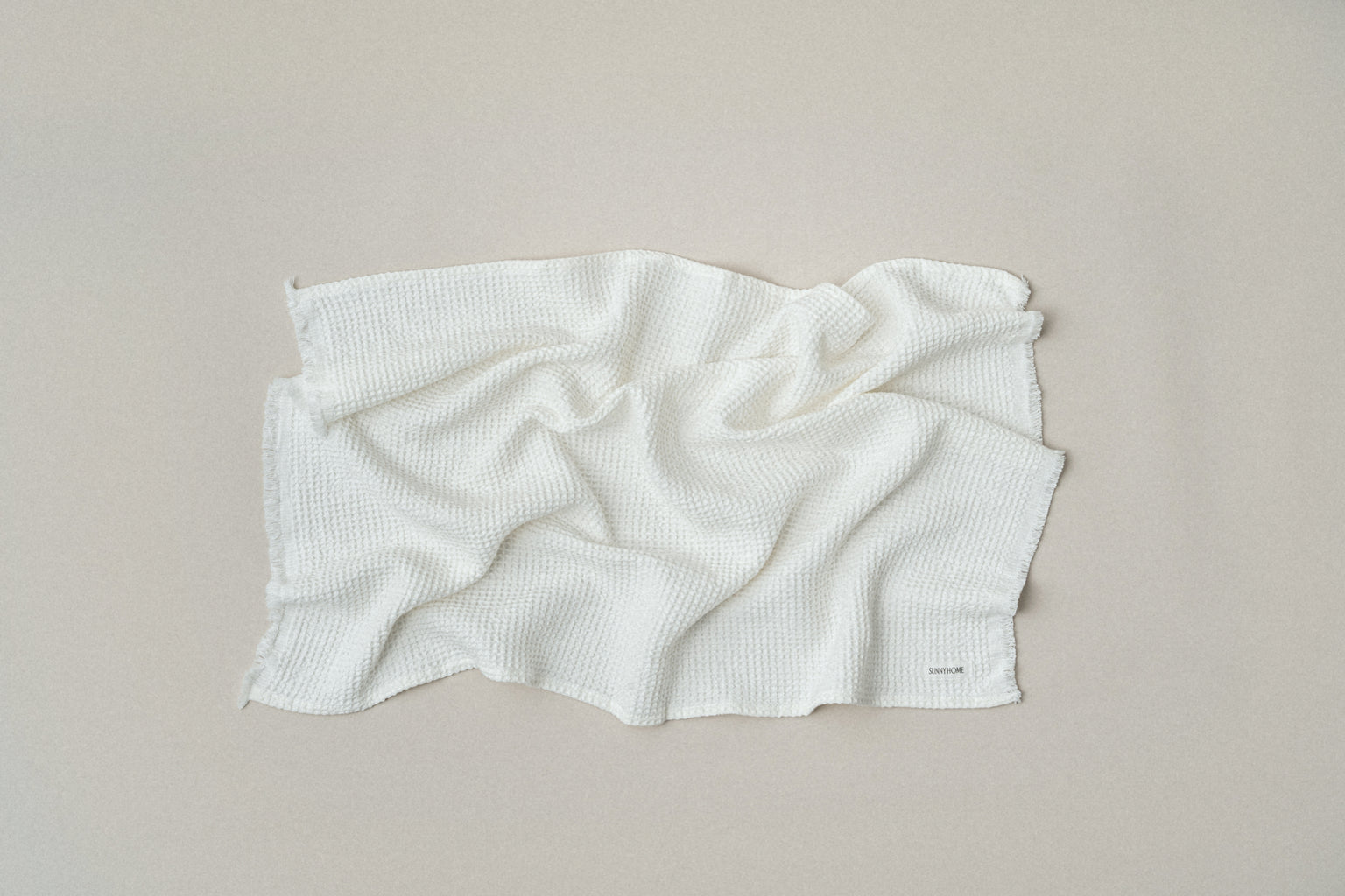 Soft White Everyday Waffle Towels - Soft White Everyday Waffle Towels