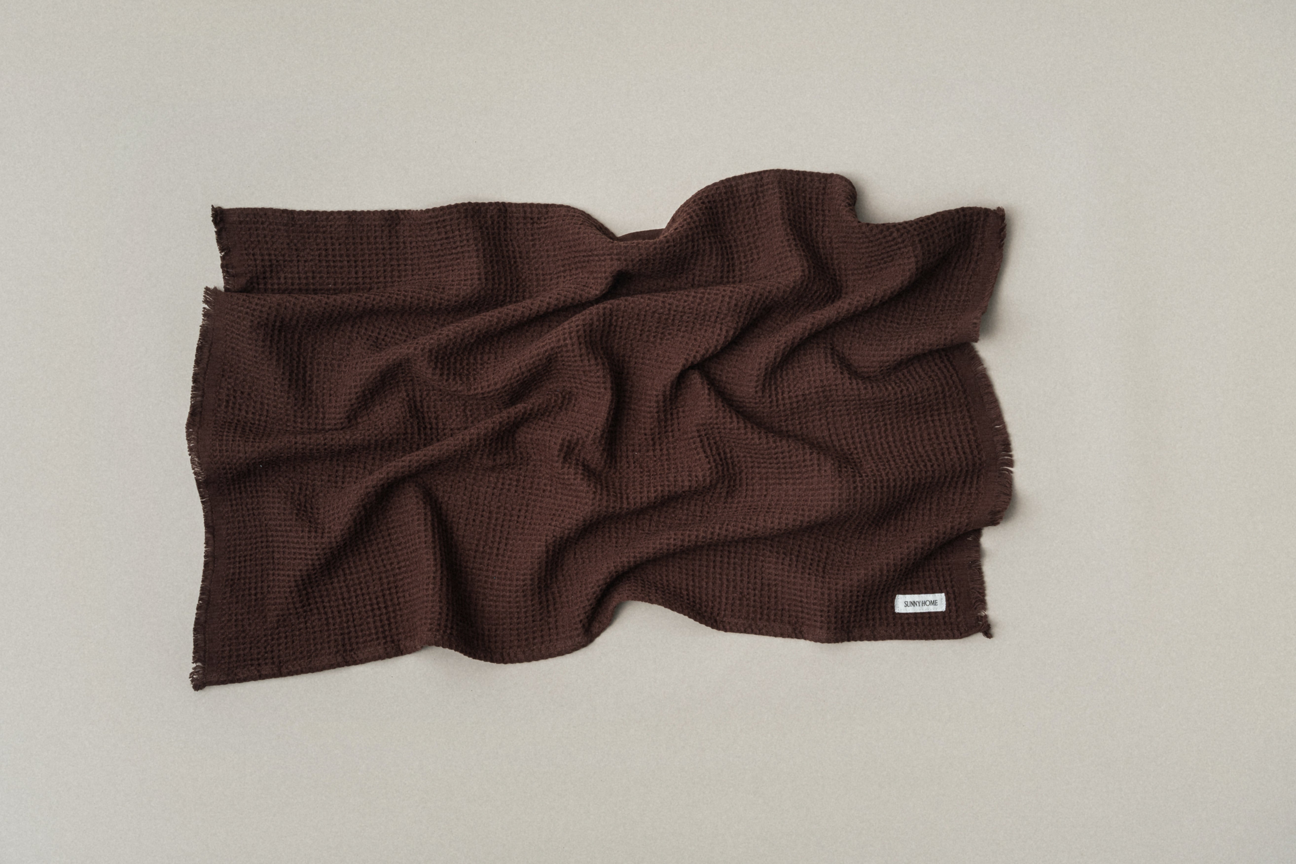 Umber Brown Everyday Waffle Towels - Umber Brown Everyday Waffle Towels