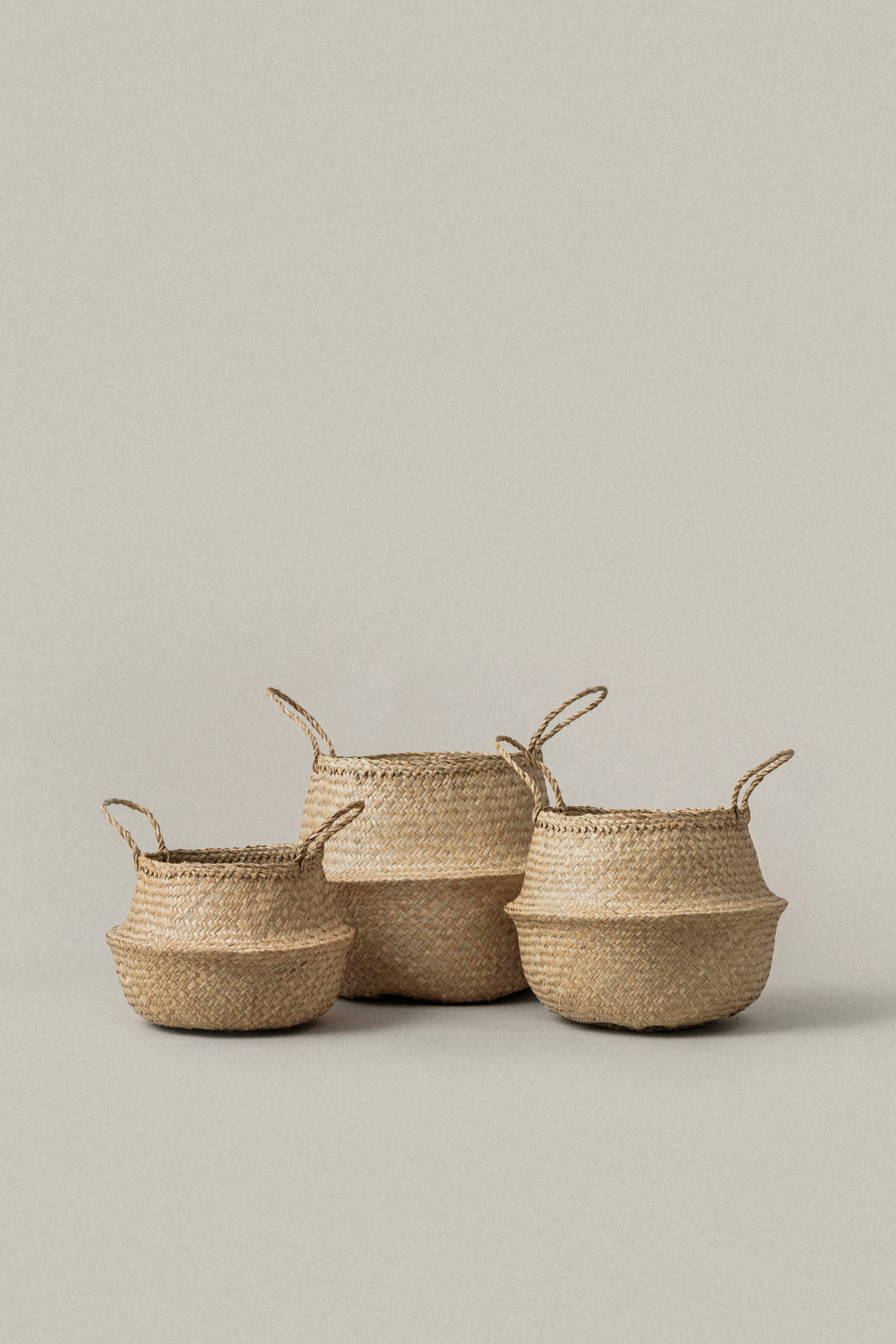 Large Kiau Foldable Seagrass Basket - Large Kiau Foldable Seagrass Basket