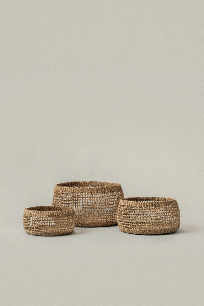 Siwa Round Seagrass Basket - Siwa Round Seagrass Basket