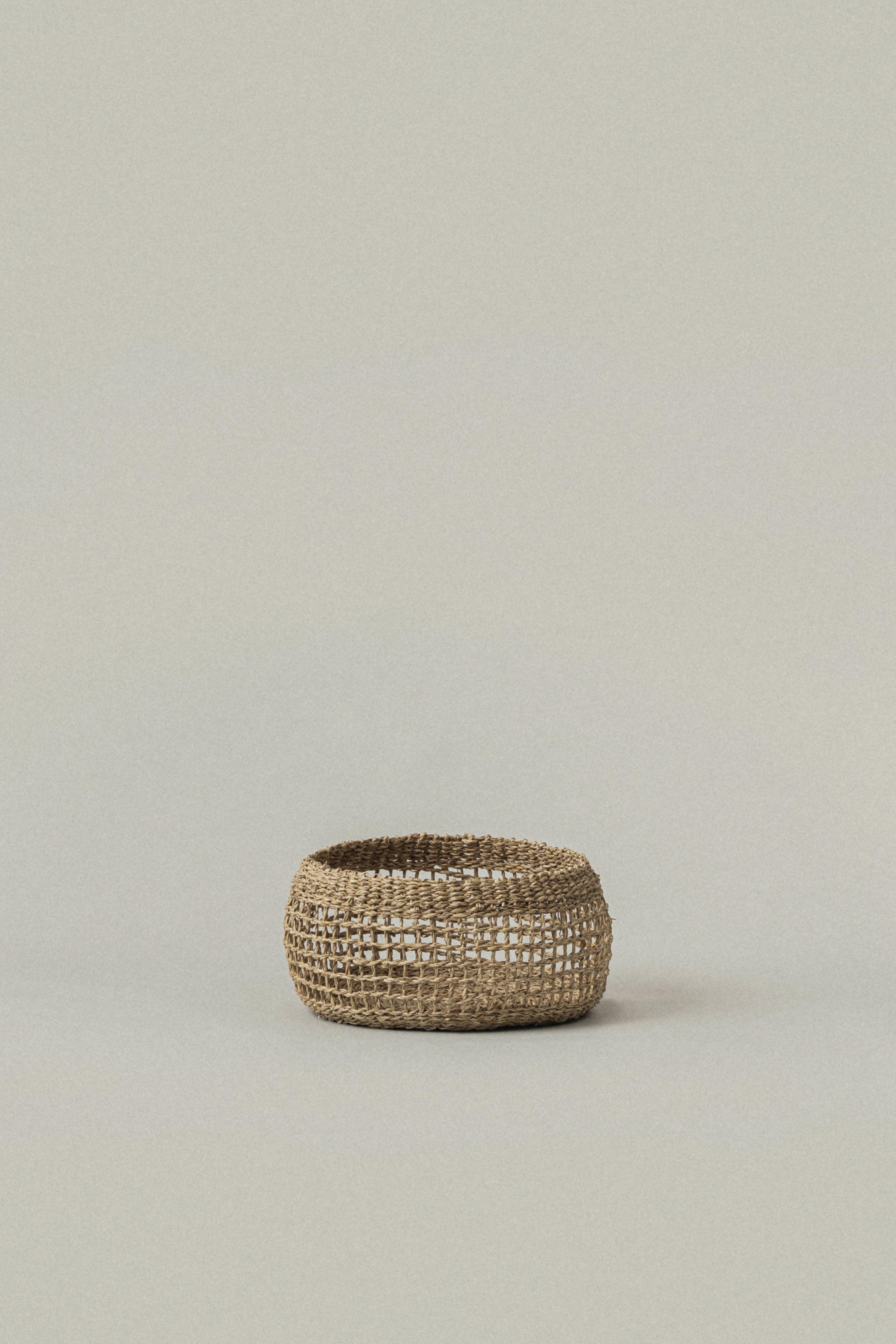 Small Siwa Round Seagrass Basket - Small Siwa Round Seagrass Basket