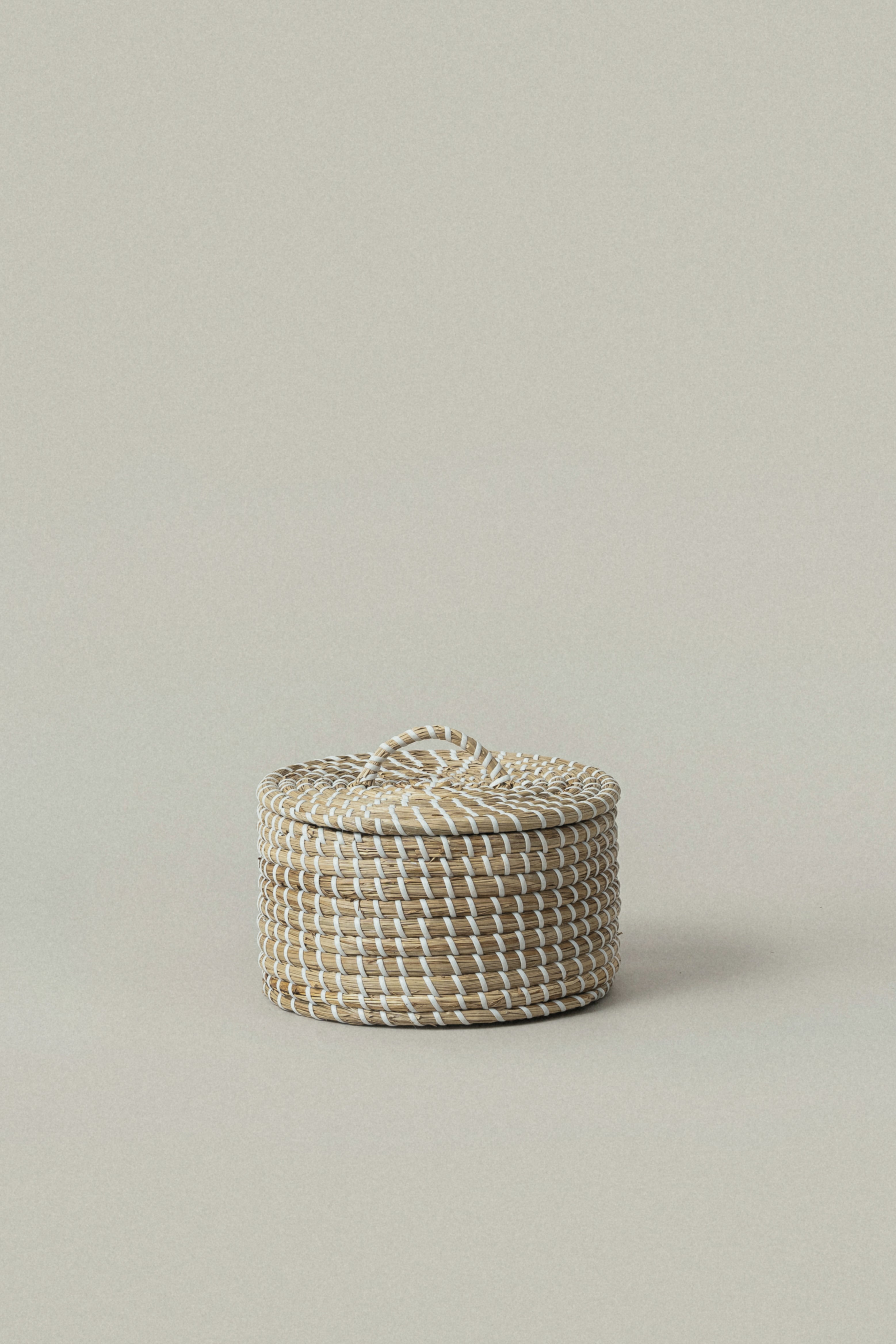 Medina Seagrass Woven Canister - Medina Seagrass Woven Canister